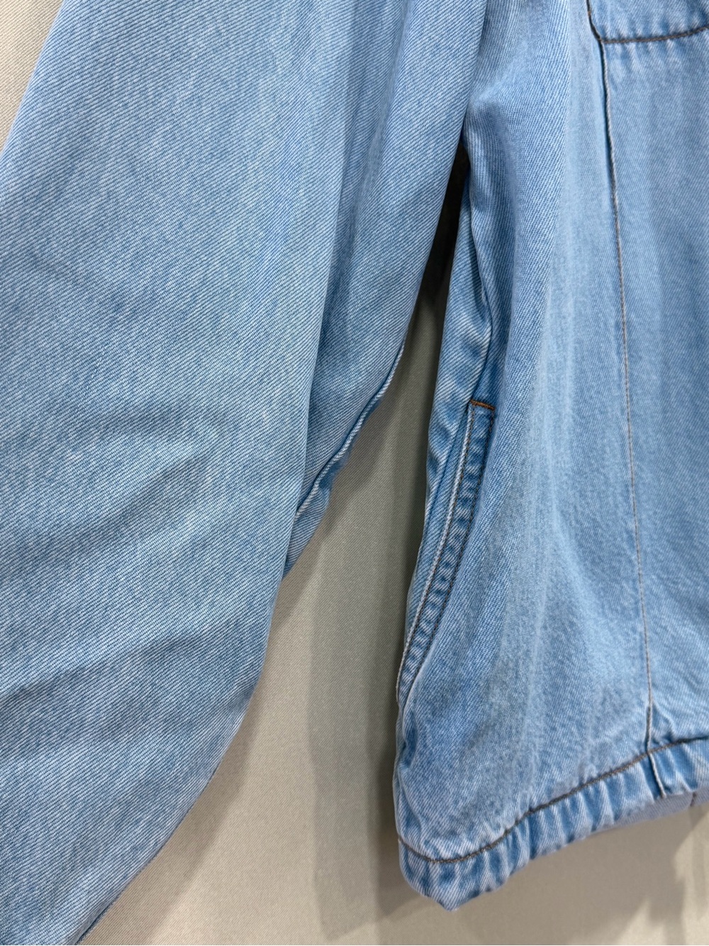 Light Wash Denim Jacket for Women - Casual Button-Front Jean Jacket - Picture 9 of 12
